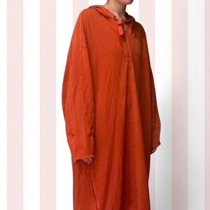 FP Movement by Free People Vibrant Orange Long Sleeve Dress
